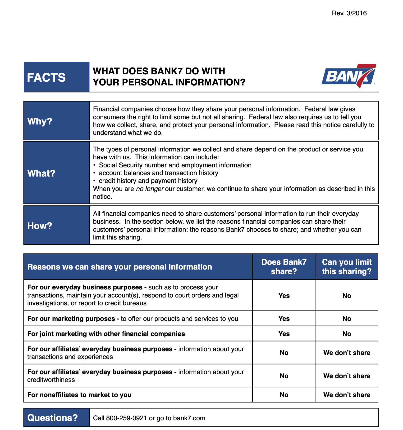 Privacy Policy Page 1